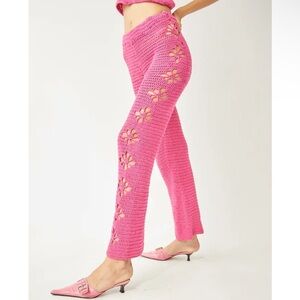 NWT Tach Nitocris Crochet Pant in color CREAM sizes medium and large